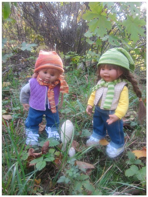 "Неприятный случай" или Ёжик, осень, грибочки. Wichtel, Rosemarie Anna Muller