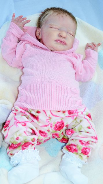 Серенити, скульптор Laura Lee Eagles, малявочка реборн от Ольги Коновниной (фото 2)