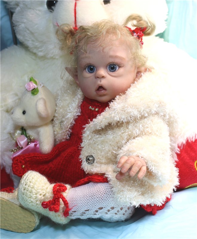 Кукла реборн. Мини Офелечка2 (фото 5)