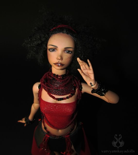 Авторская кукла Тинаш — Авторские шарнирные куклы своими руками: лепка (фото 3)