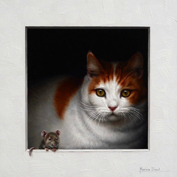 Животные в живописи Марины Диул (фото 7)