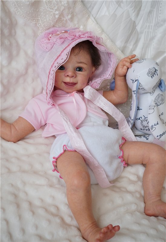 Еще одна улыбашка. Кукла реборн Наталии Коноваловой