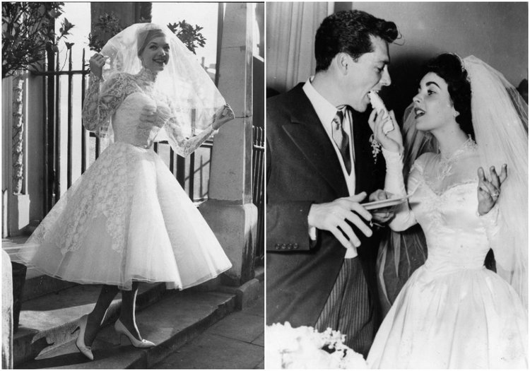 Как менялась мода на свадебные платья