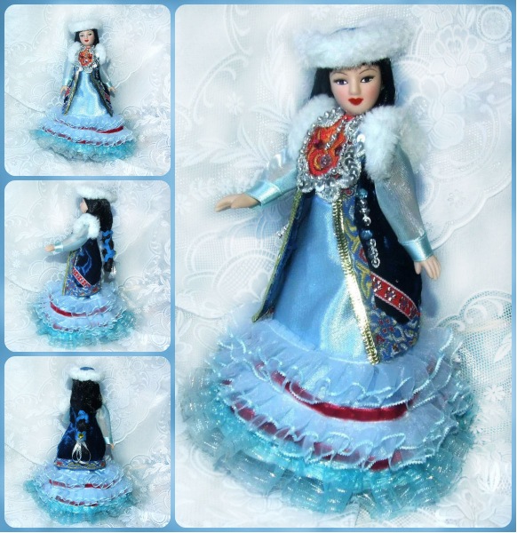 Мои сказочные образы и костюмы фарфоровых куколок (ООАК) к Новому 2018 году