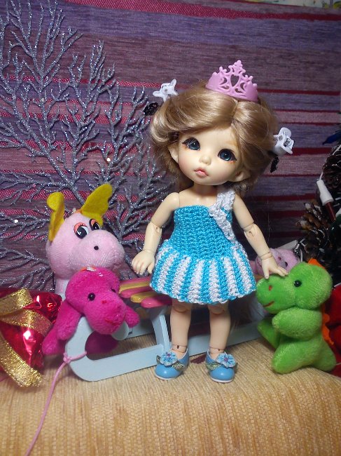 Манюнькины Рождественские подарочки. BJD PukiFee Ante (фото 7)