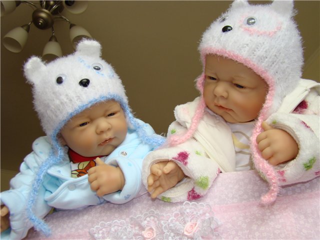 Смешные шапочки для кукол