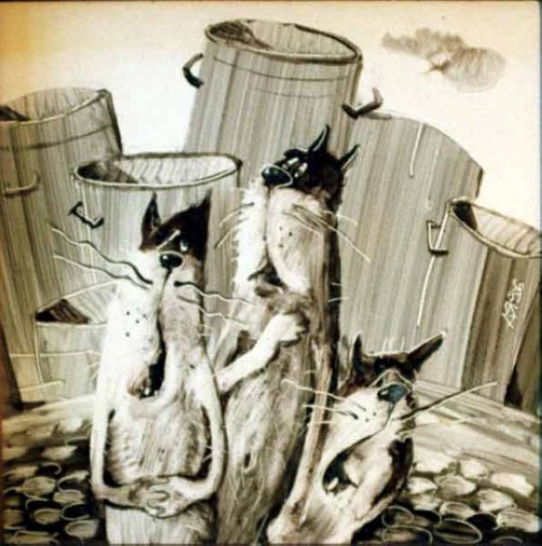 Усатые-полосатые. Коты художника Анатолия Ярышкина (фото 8)