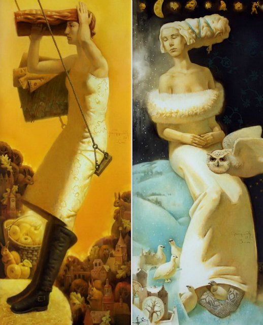 Виртуальная выставка картин "Дыхание зимы"