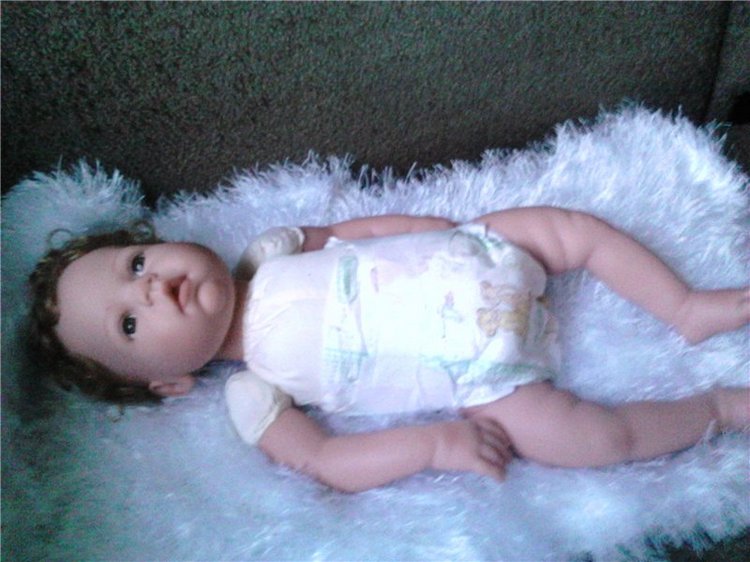 Breath of Life Babies "Baby Amber" от Lee Middleton - моя малышка Алиса (фото 9)