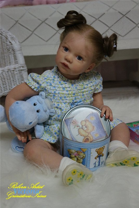 Еще немного о Виктории. Кукла реборн Гринистовой Ирины (фото 5)