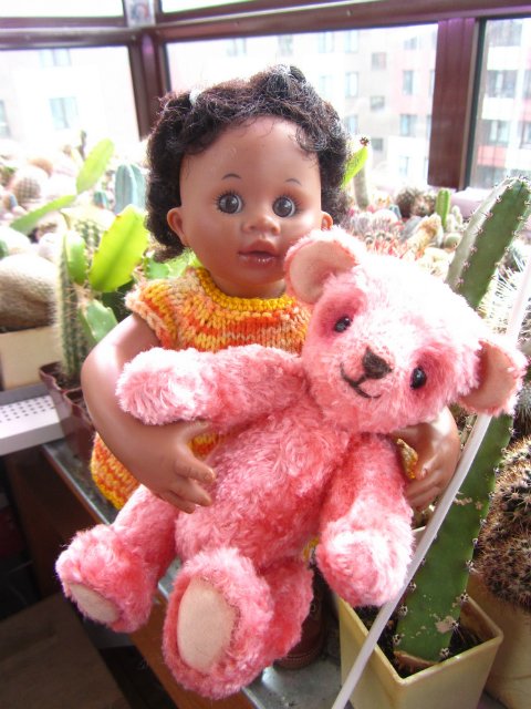 Мишелька на МК по мишкам. Кукла Rosemarie Anna Muller
