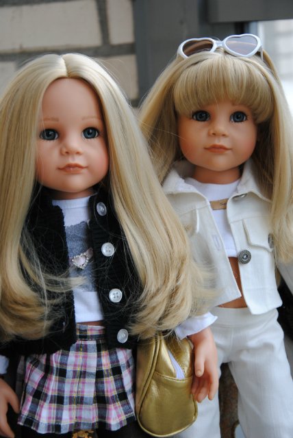 Мы сестренок соберем - будем модничать втроем! :) Красотки Сары-модницы от Gotz 2004, 2007, 2009