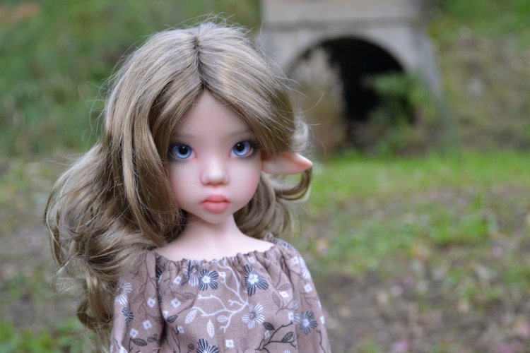 В золоте осенних листьев — Куклы Kaye Wiggs (Кайе Виггс): авторские BJD (БЖД) (фото 4)