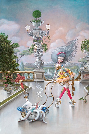 Мрачные и прекрасные куклы художницы Кукула (Kukula) в оригинальных арт иллюстрациях Натали Абрамович. Много фото