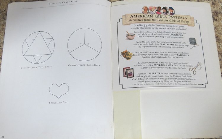 1.1 American Girl Бумажные куклы: Кирстен | Бэйбики 1.1 American Girl Бумажные куклы: Кирстен