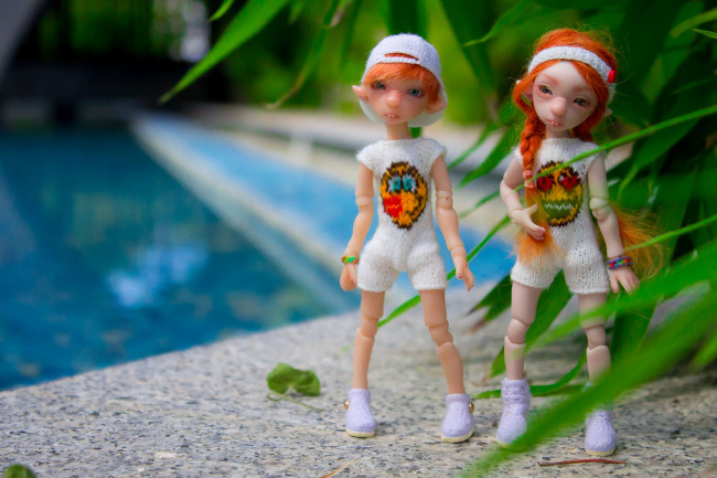 Мышулики в отпуске. Авторские куклы Лидии Снуль. BJTales