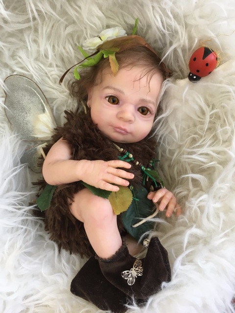 Лесной Эльфёныш,кукла-реборн Элины Кудрявцевой