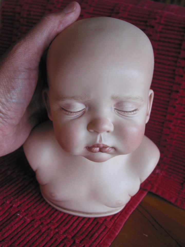 Процесс создания фарфоровых кукол - Джинн Гросс (Jeanne Gross). Часть первая - младенцы (фото 8)
