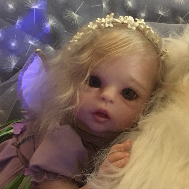 Цветочек-кукла реборн Элины Кудрявцевой