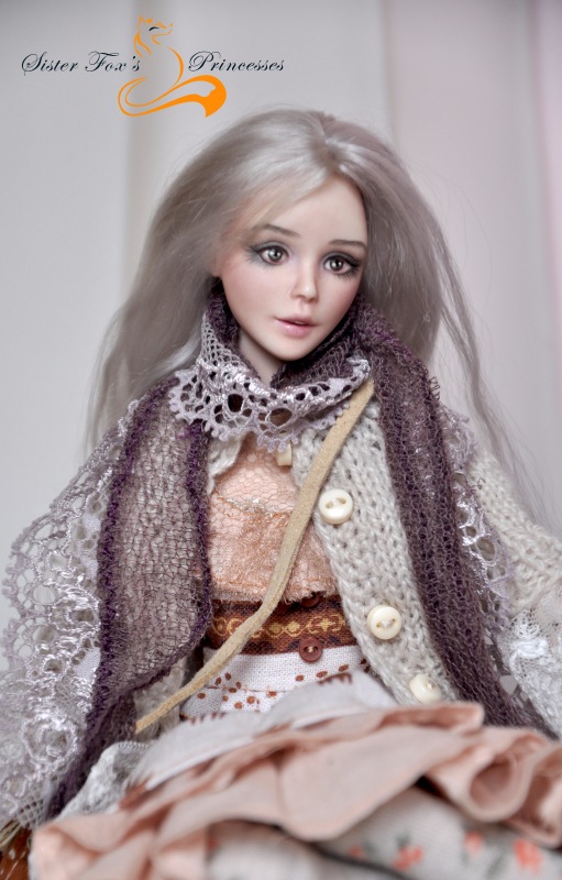 Фарфоровая шарнирная кукла Оленька от SisterFox (фото 6)