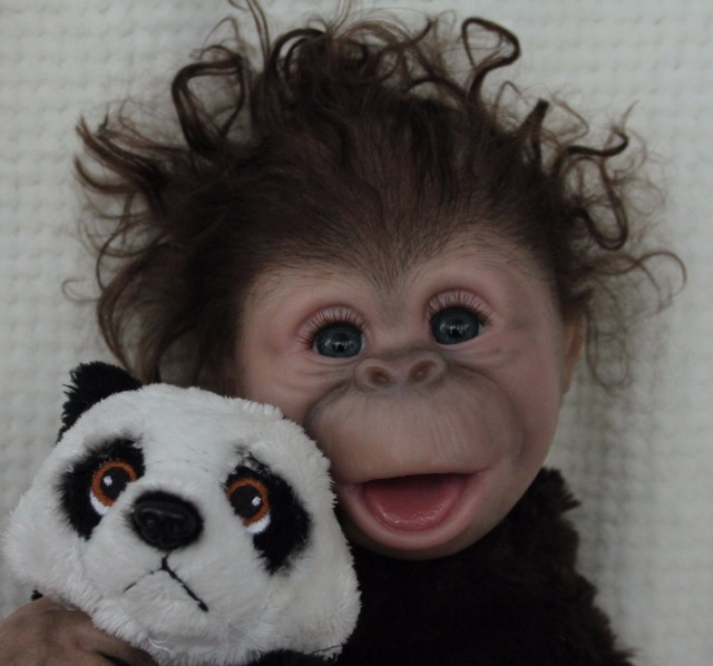 Карамелька кукла-реборн Элины Кудрявцевой