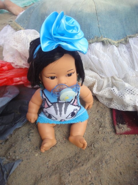 Танюшка на пляже. Кукла из Испании фирмы Rauber (фото 5)