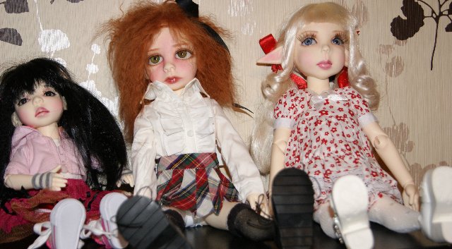 Шерочка с Машерочкой, милые Лашерочки. Kim Lasher. Шарнирные куклы Lasher dolls