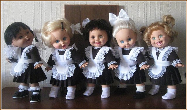 Школа... Осень... Куклы Galoob Baby Face