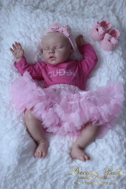 Маленькая снежинка! Кукла реборн Анастасии Бочковой (фото 3)