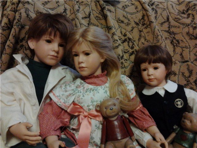 Коллекционные куклы дети от Веры Шольц