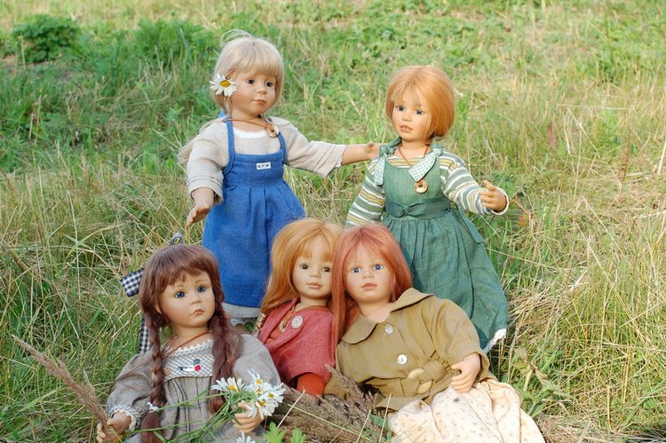Куклы Bettina Feigenspan-Hirsch или большая прогулка