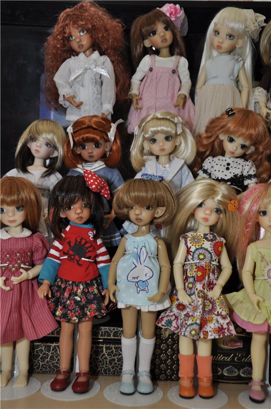 Все в сборе. Моя коллекция кукол от Кайе Виггз формата тини. Заходите, ждем (фото 6)