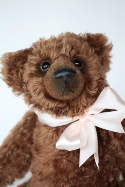 Большой медведь Шелдон, авторская игрушка (фото 4)