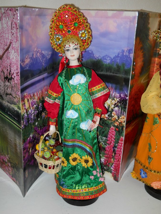 Выставка авторских кукол Ирины Веденеевой в Краеведческом музее г. Ессентуки