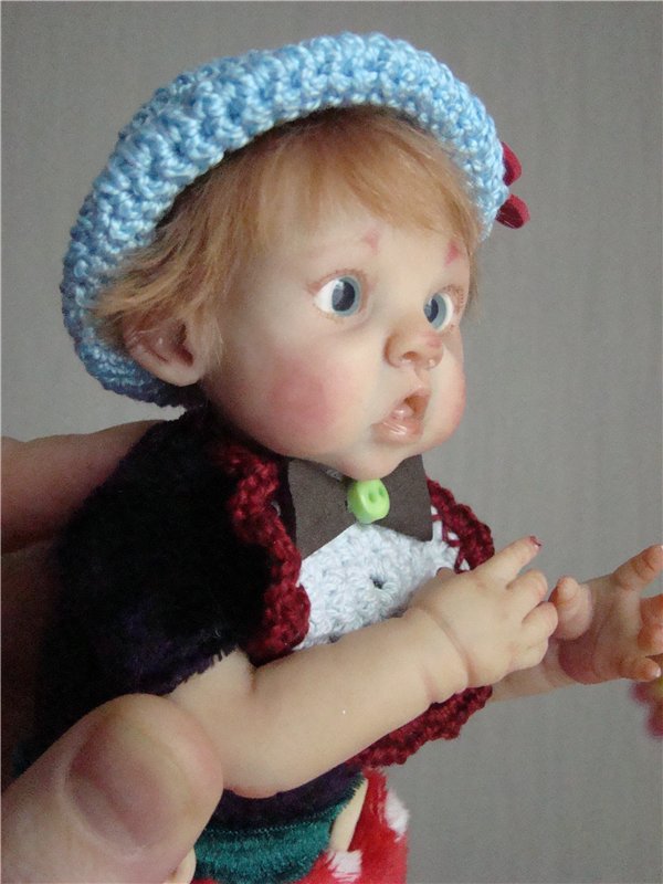 Мои авторские глазки. Как они смотрятся на кукле (фото 5)