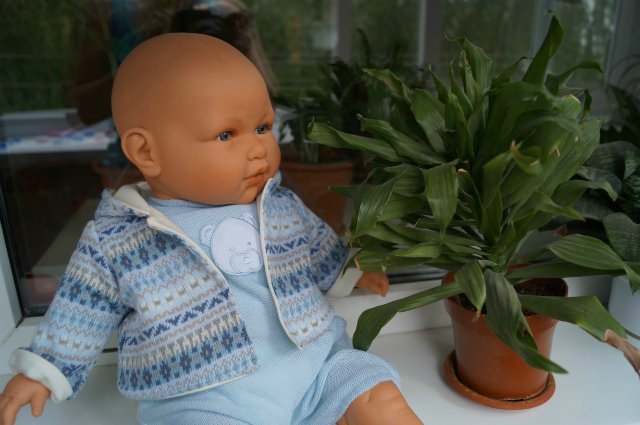 Малыш Лоло в голубом от Антонио Хуан Мунекас. Домашние фото