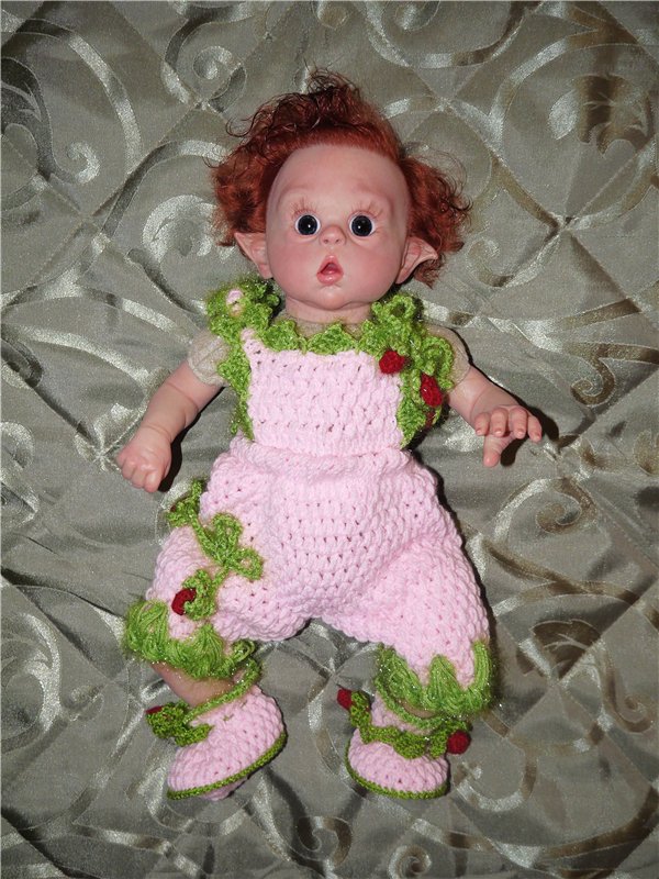 И снова эльфик Лукаша из молдика Офелия, кукла реборн Натальи Фединой, Baby-Zest