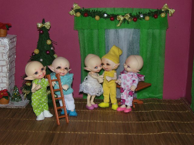 Занавесочная история. Кукольная миниатюра (фото 10)