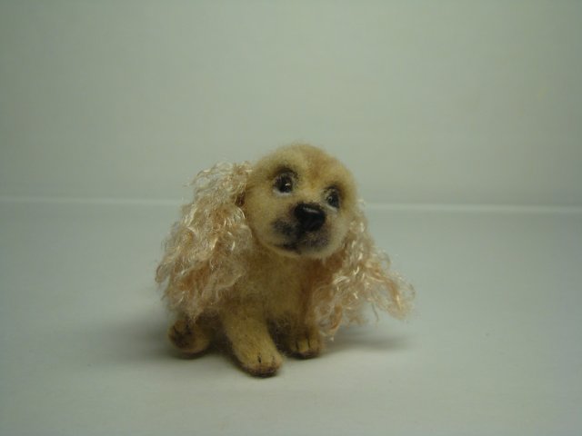 Настоящий верный друг. Авторская игрушка валянием Ольги Чернухо