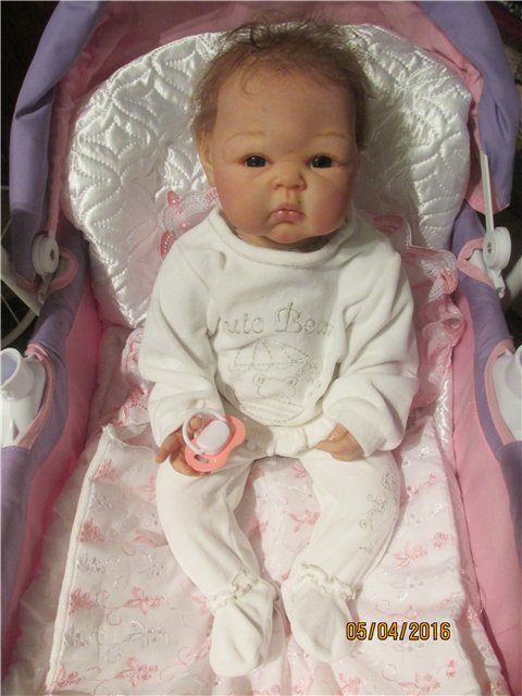 Милая щекастик реборн Пэрис (фото 4)
