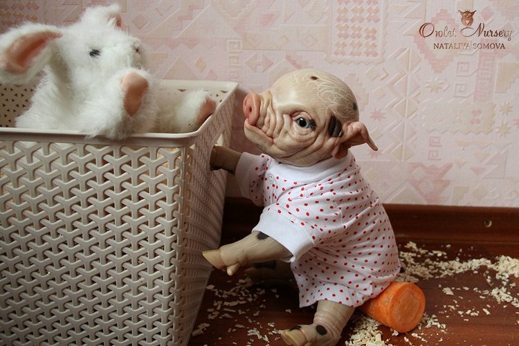 Свинка Пеппа и её младший братик Джордж. Поросята реборн Наталии Сомовой