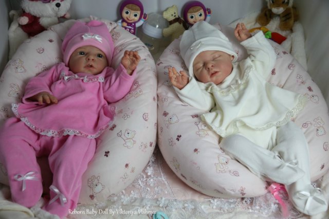 Близняшечки Ноа... Куколки реборн Виктории Вишни