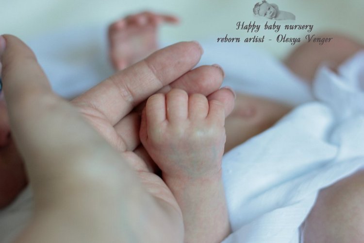 Моя Кирочка. Ненаглядная моя крошечка. Кукла реборн Олеси Венгер