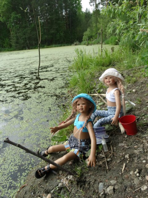 Мои рыбачки — Куклы Annette Himstedt (Аннетт Химстедт): коллекционные (фото 3)