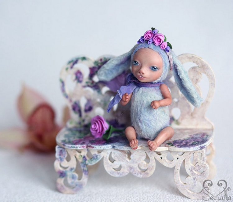 Авторская кукла-зая тедди долл Василиска от SeVlaNa (фото 6)