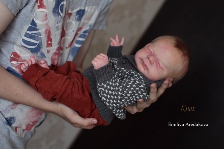 Мой реалистичный малыш реборн из молда Knox. Кукла Эмилии Аредаковой