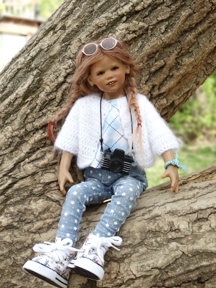 Девочки из разных эпох. Куклы Аннет Химштедт. Или с любимыми не расставайтесь (фото 9)