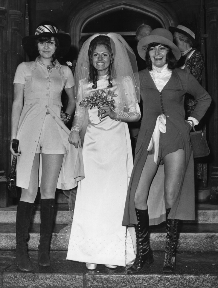 Свадебные платья 1970