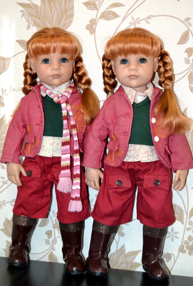 Очаровательные Сарочки-близняшки. Рыжульки 2006 года и Садовницы 2004 года