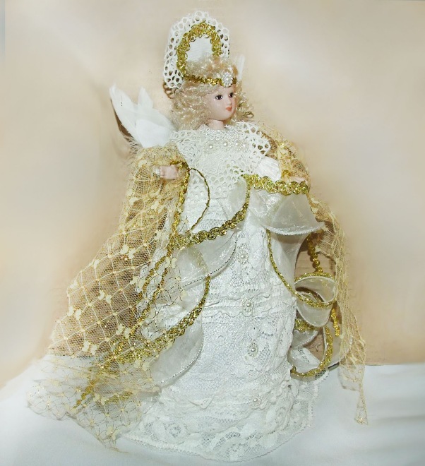 Мои сказочные образы и костюмы фарфоровых куколок (ООАК) к Новому 2018 году (фото 9)